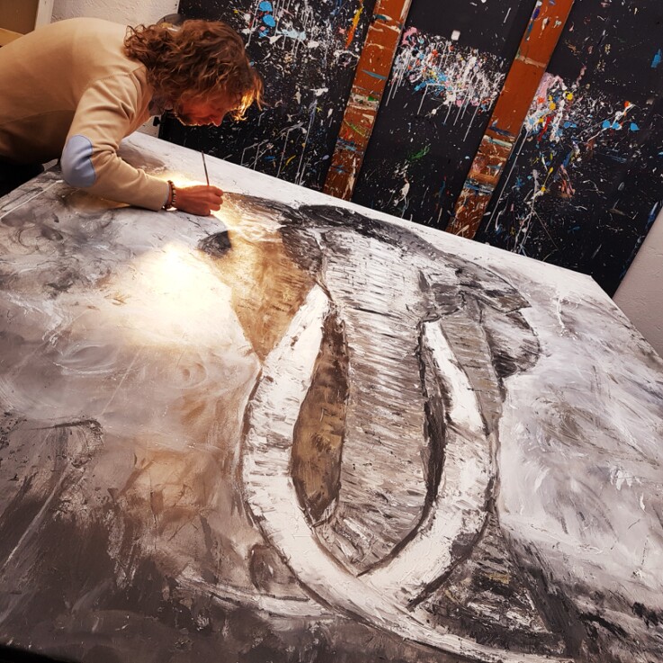 oswing gesselli painting