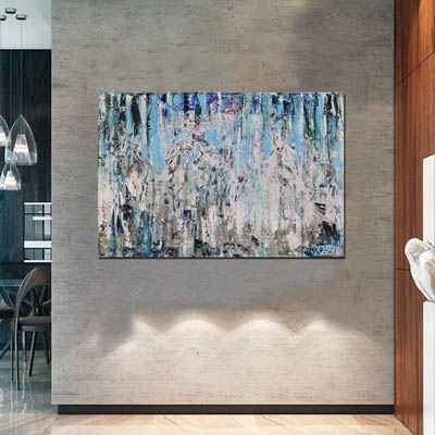 painting horses abstract - semi abstract - paardenschilderij